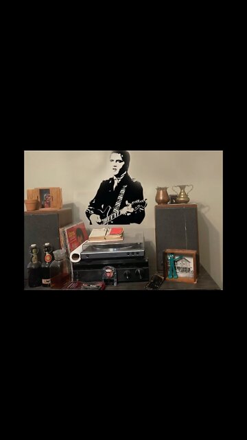 My New Elvis Wall Decal for my Studio. What do you think???