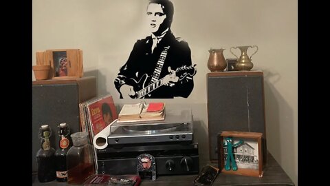 My New Elvis Wall Decal for my Studio. What do you think???