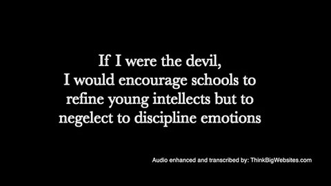 A warning from 1965 - If I Were The Devil