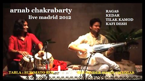 ARNAB CHAKRABARTY---LIVE MADRID 2012