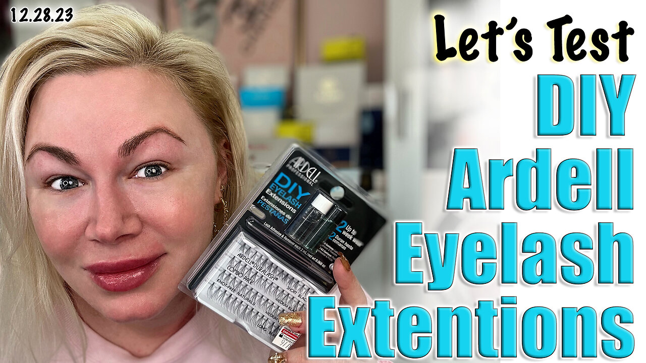 Let's Test DIY Ardell Eyelash Extentions | This is not a Tutorial lol