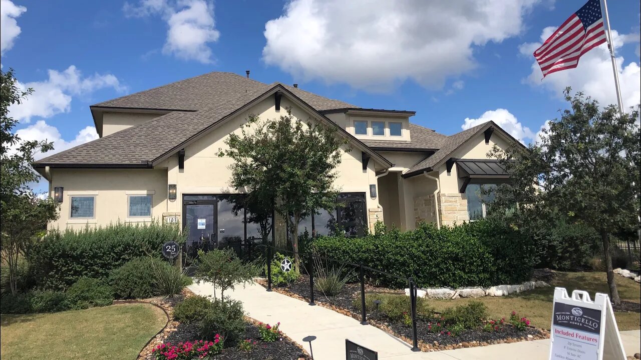 Monticello Homes Tour, Esperanza Community, Boerne Tx