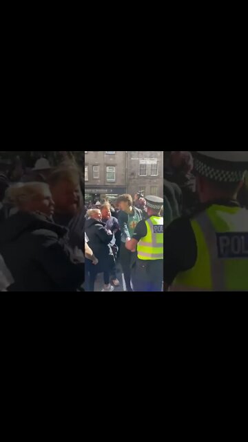 A man was arrested after heckling #PrinceAndrew during the procession accompanying #QueenElizabeth's