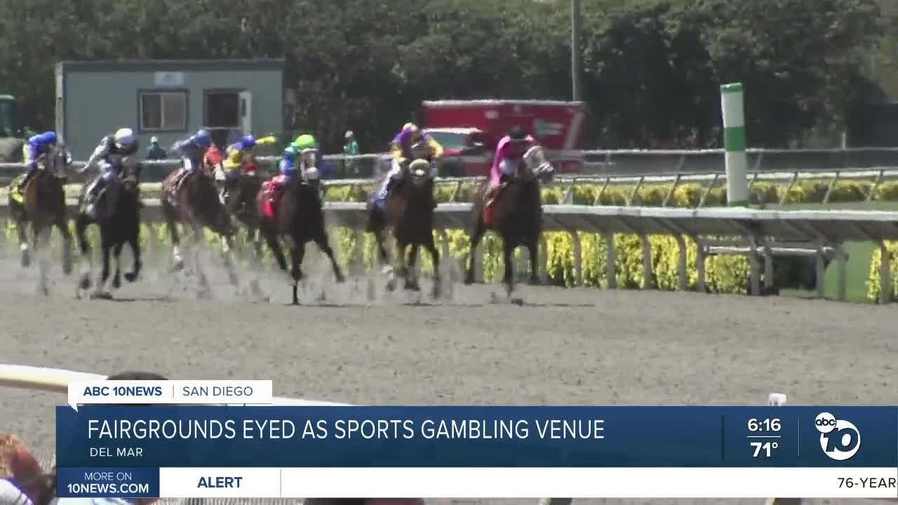 Del Mar Fairgrounds could become place to bet on pro, college sports