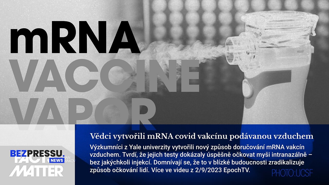 Vědci vytvořili mRNA covid vakcínu podávanou vzduchem