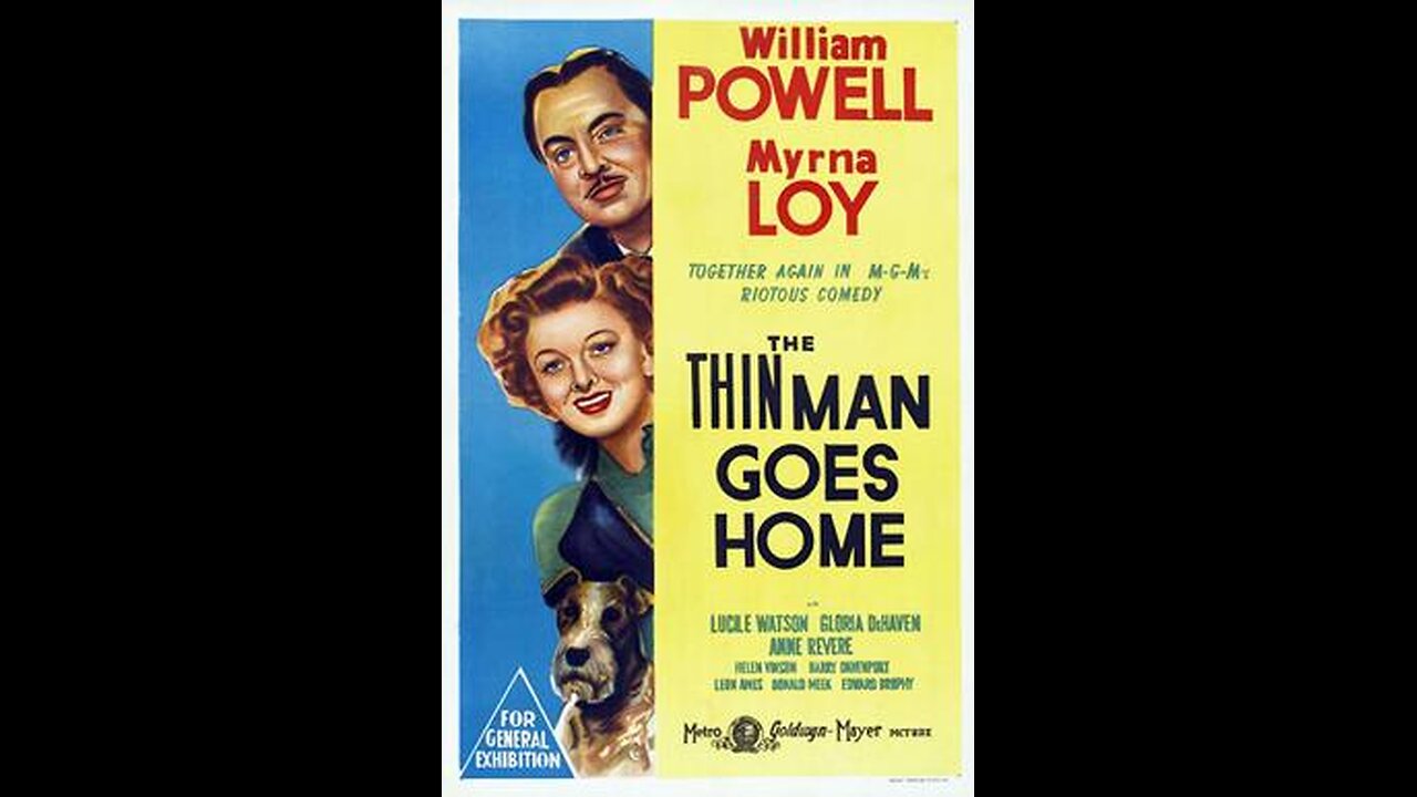 The Thin Man Goes Home 1944 William Powell Myrna Loy #classicmovies #oldmovies