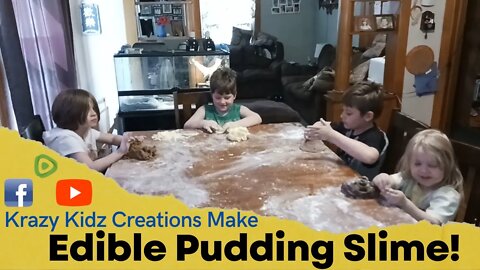Edible Pudding Slime! | Krazy Kidz Creations