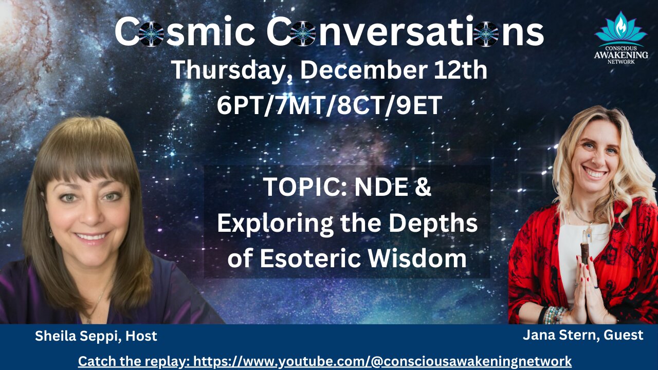 Jana Stern - presents - NDE & Exploring the Depths of Esoteric Wisdom