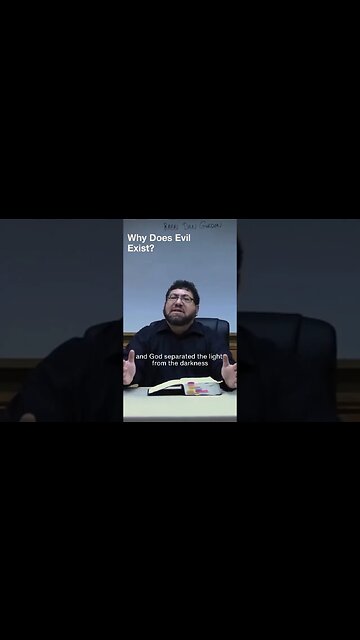 Why Evil Exists 🧐 #God #torah #genesis #bereshit #darkness #light #rabbi