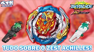 TUDO SOBRE O ZEST ACHILLES! Takara Tomy nos apresenta o Beyblade Burst Ultimate de 48 modos!