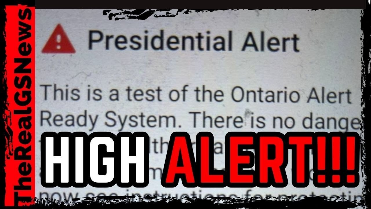 ⚠️ BREAKING!! 'PRESIDENTIAL ALERT' GOES TO MILLIONS OF CELLPHONES ACROSS CANADA