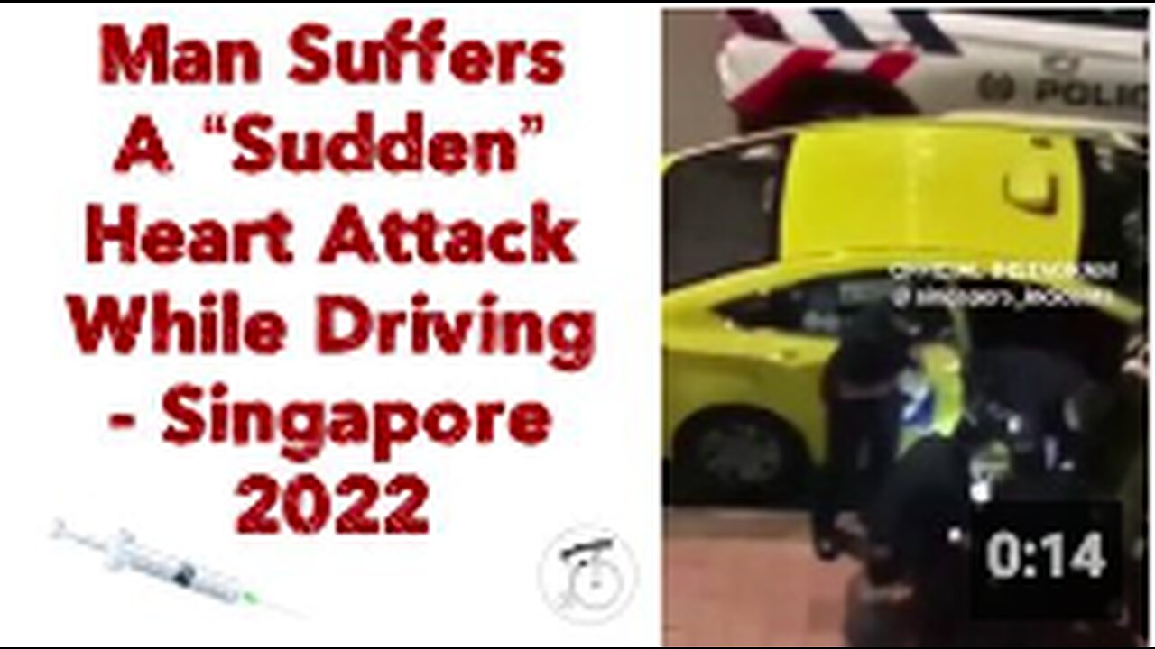 Man Suffers A “Sudden” Heart Attack While Driving (Singapore 2022) 💉🤔