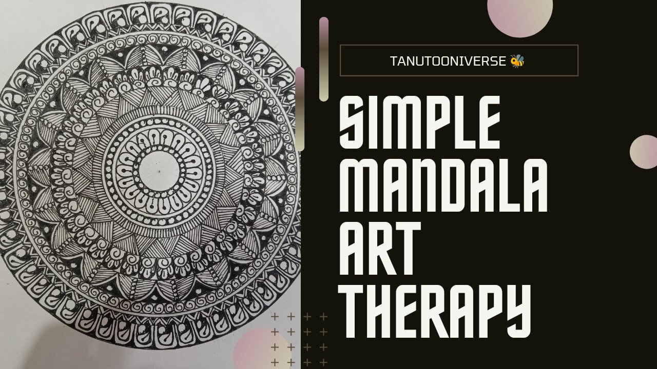 Mandala Art Design | Art Therapy | Mandala drawing | Mandala Art Circle Designs