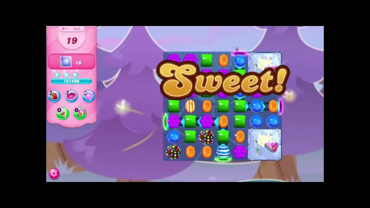 Candy Crush Saga Level 986