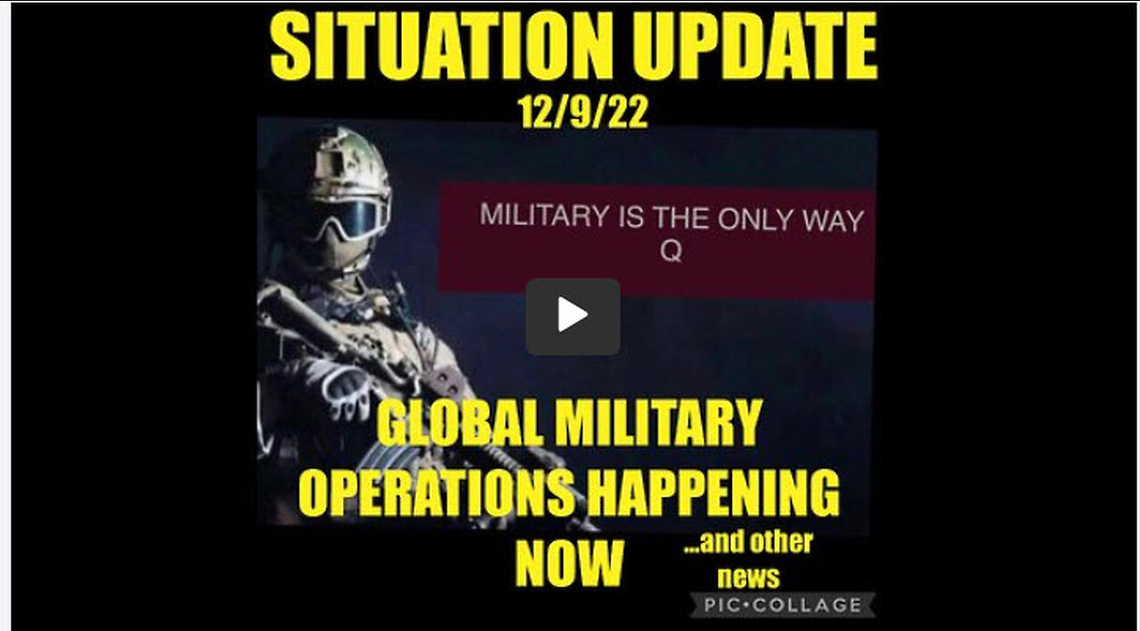 SITUATION UPDATE 12/9/22