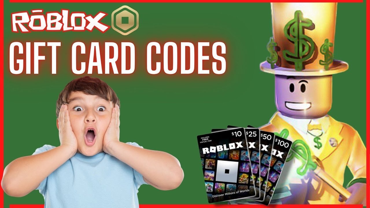 Roblox Gift Card Codes 2023 - (With Proof)