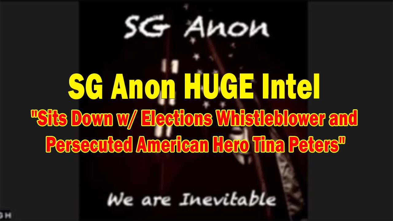 SG Anon HUGE Intel: "Sits Down w/ Elections Whistleblower and Persecuted American Hero Tina Peters"