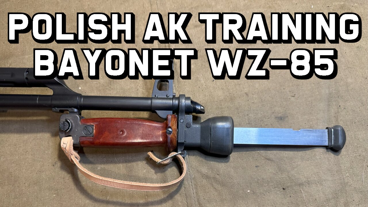 Polish AK Training Bayonet - the WZ85