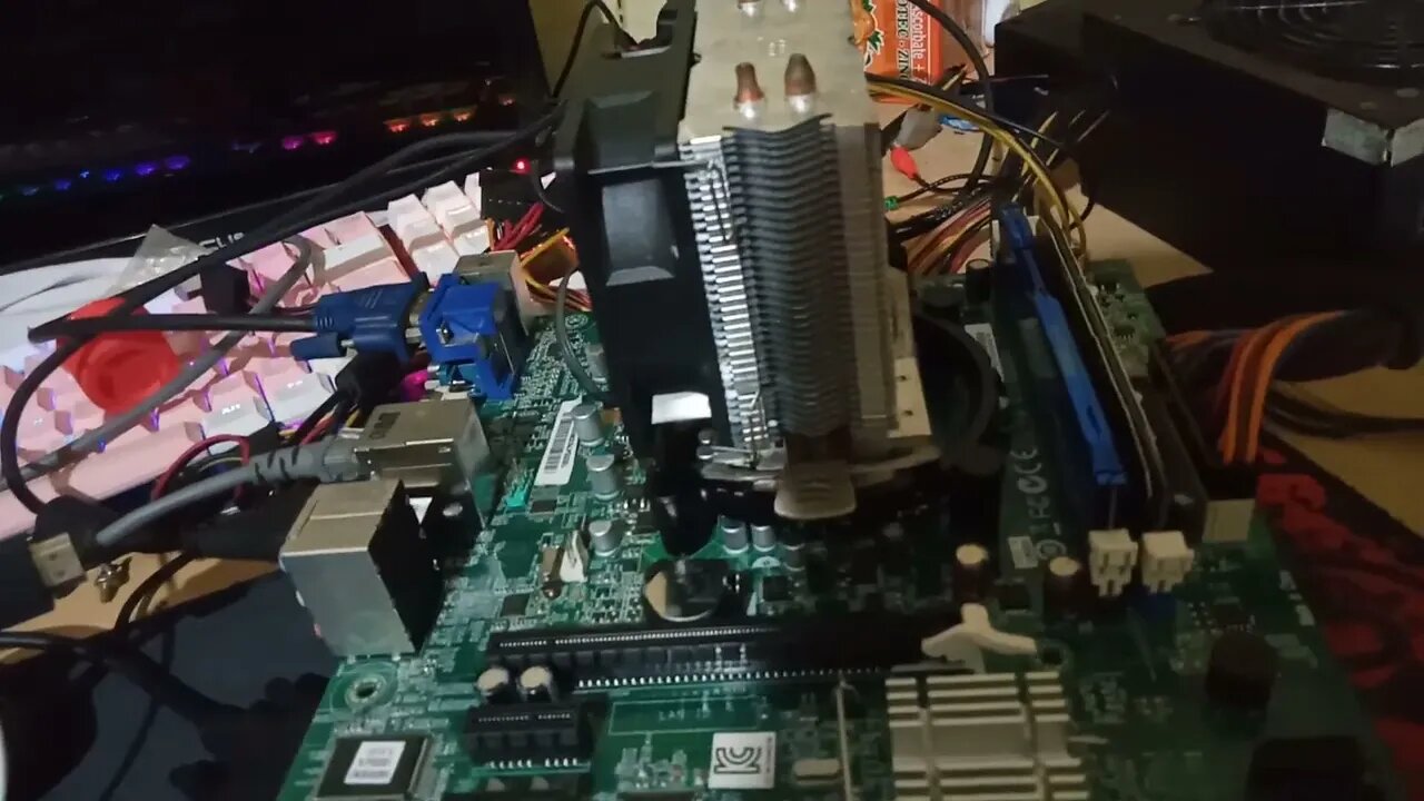 PC no display but keyboard working