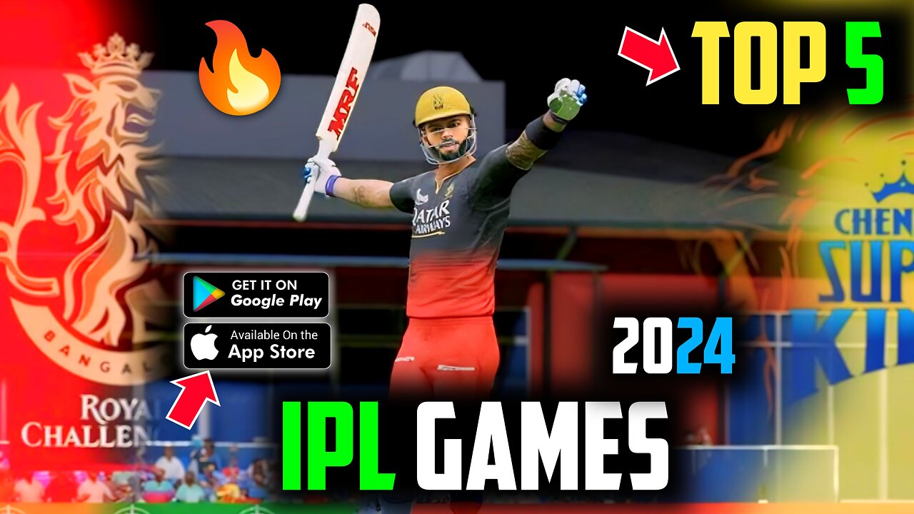 TOP 5 IPL Games 2024 / Android & ios