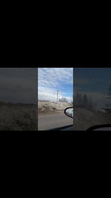 A beautiful rainbow in the distance