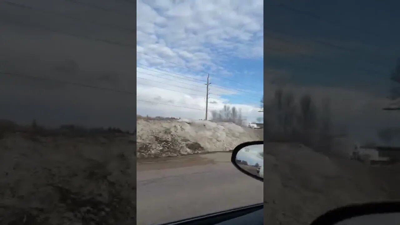 A beautiful rainbow in the distance