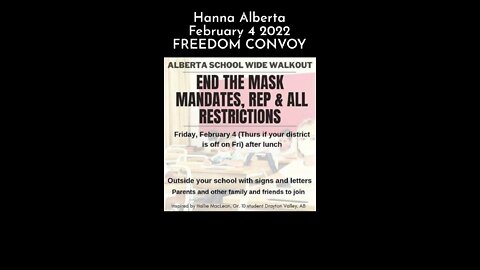 Hanna Alberta Freedom Convoy