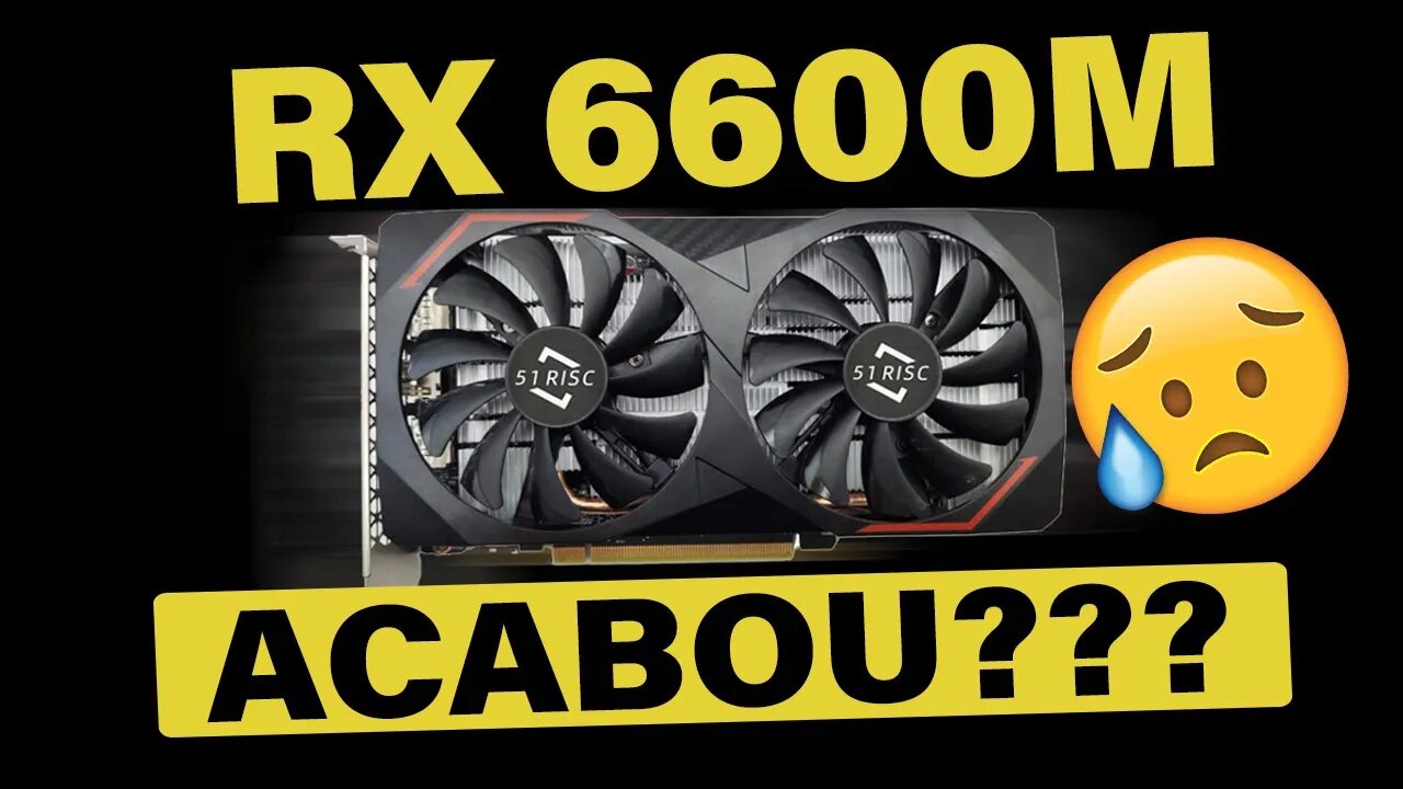 🔴 ACABOU!!! FIM DA RX 6600M DO ALIEXPRESS - NOVA PLACA MELHOR CUSTO-BENEFÍCIO PARA HACKINTOSH 👊