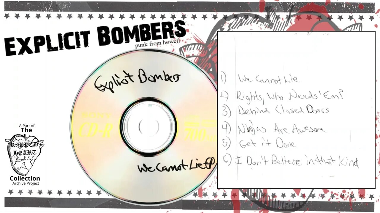 Explicit Bombers 💿 We Cannot Lie EP (Full CD). Punk from Howell, Michigan Circa 2011