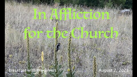 In Affliction for the Church - Breakfast with the Silvers & Smith Wigglesworth Aug 2