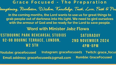 The Day of the Lord for Believers part 7-Grace Focused