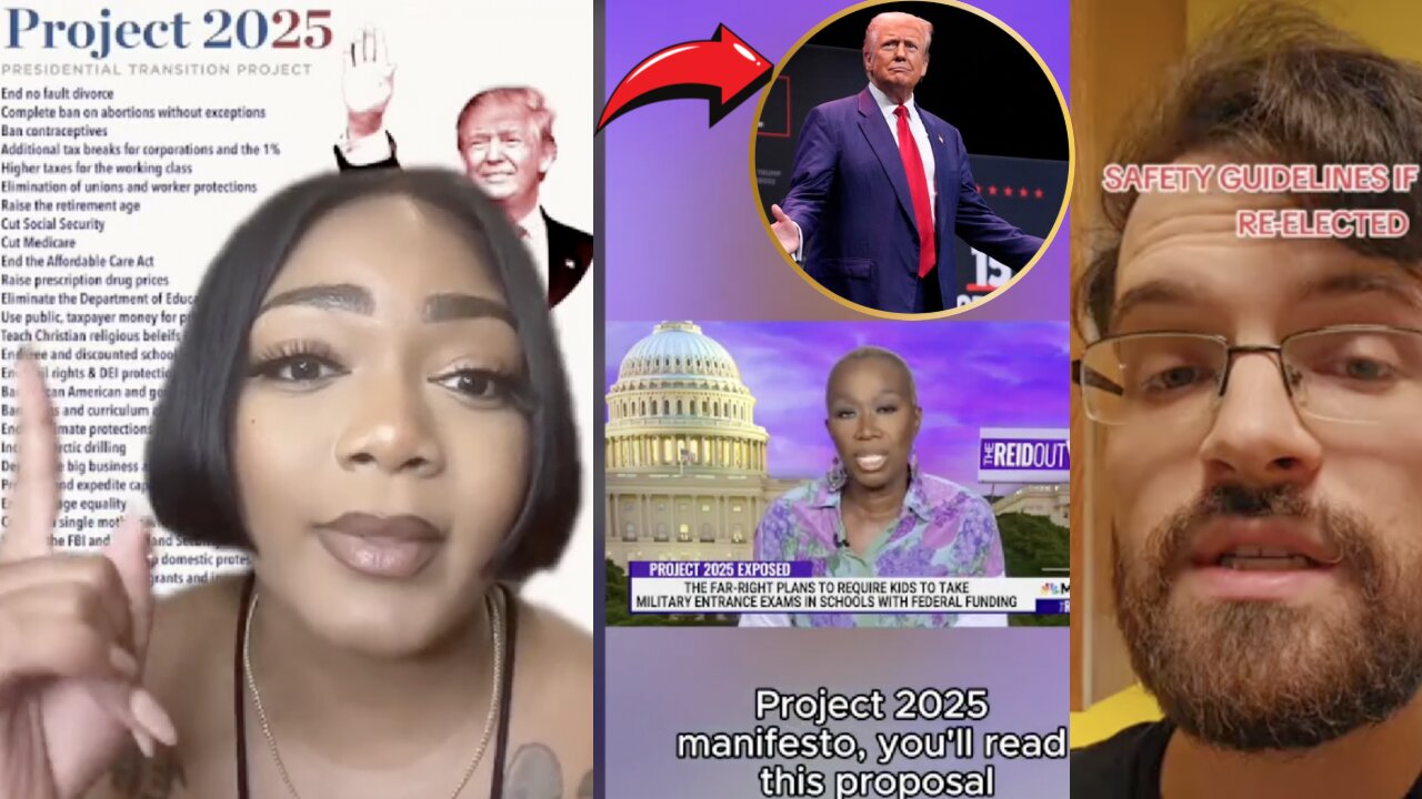 TikTok Reacts To Donald Trump's Project 2025