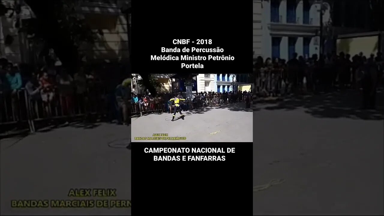 CNBF 2018 - BANDA DE PERCUSSÃO MELÓDICA MINISTRO PETRÔNIO PORTELA - #Shorts