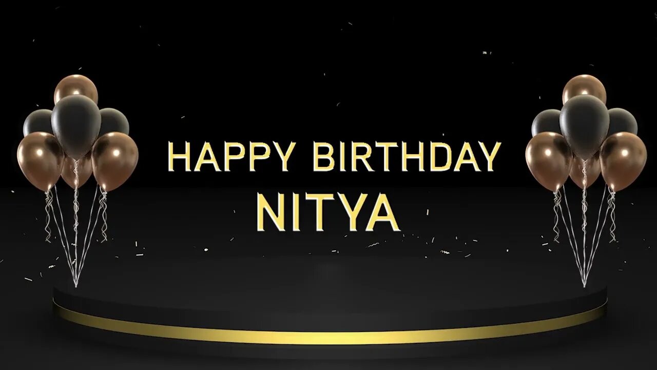Wish you a very Happy Birthday Nitya