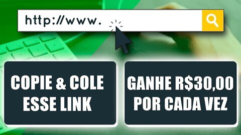 Esse Site Te Paga $30,00 No Pix Apenas Para Copiar e Colar um Link (Ganhar Dinheiro Online)