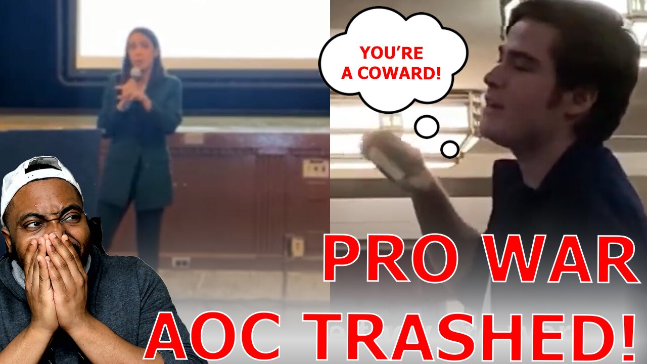 AOC TRASHED & Called A COWARD To Her Face By Supporters At Bronx Townhall For Being Pro-Nuclear War!