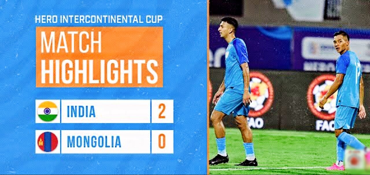 Highlights| India 2-0 Mongolia | Hero intercontinental cup 2023