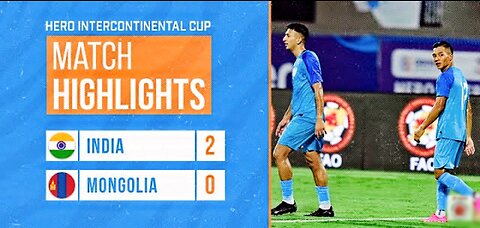 Highlights| India 2-0 Mongolia | Hero intercontinental cup 2023