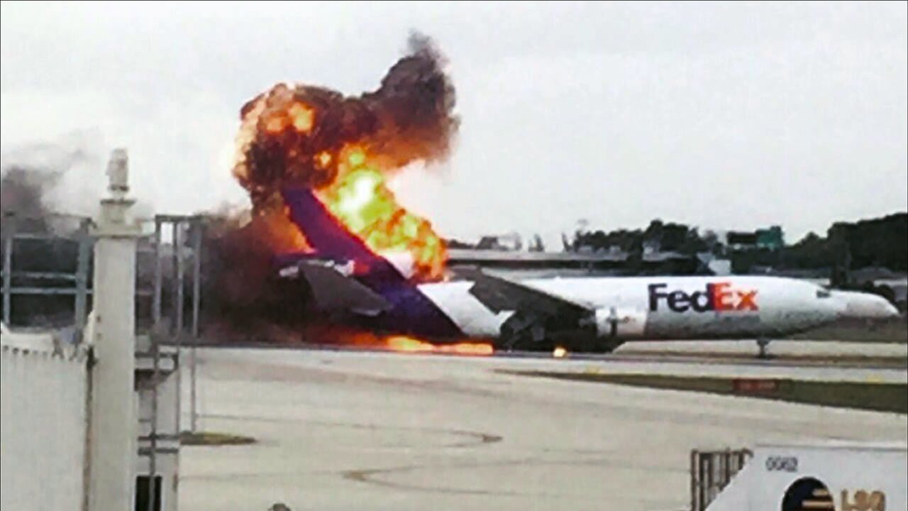 Uncontrolled Fire on Plane