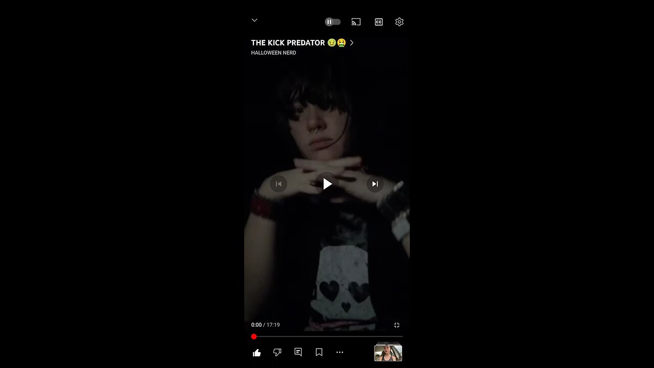 horror chick exposing a pedo