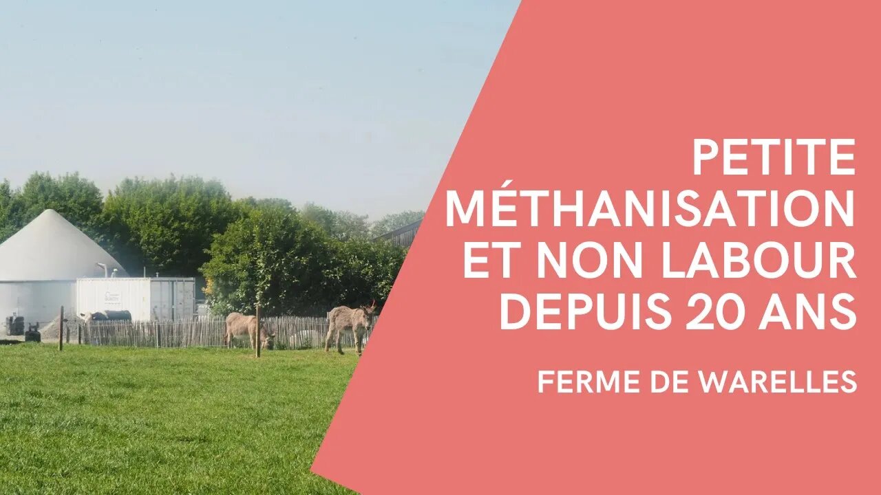 Petite méthanisation et non labour depuis 20 ans - Ferme de Warelles