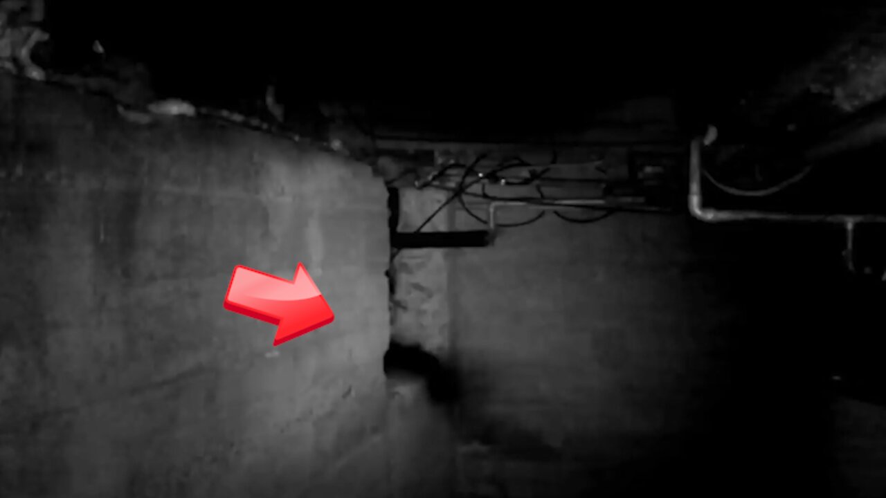 There is a black shadowy thing in the basement [ghost]