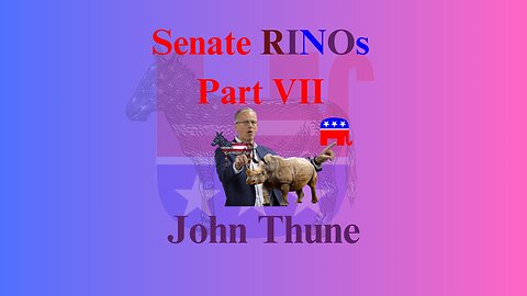 Senate RINOs Part VII: John Thune