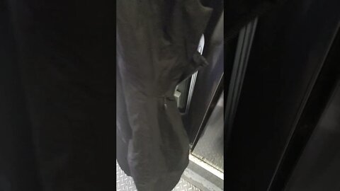 Washing and drying my jacket on August 14, 2021. Getting it ready for a repair.