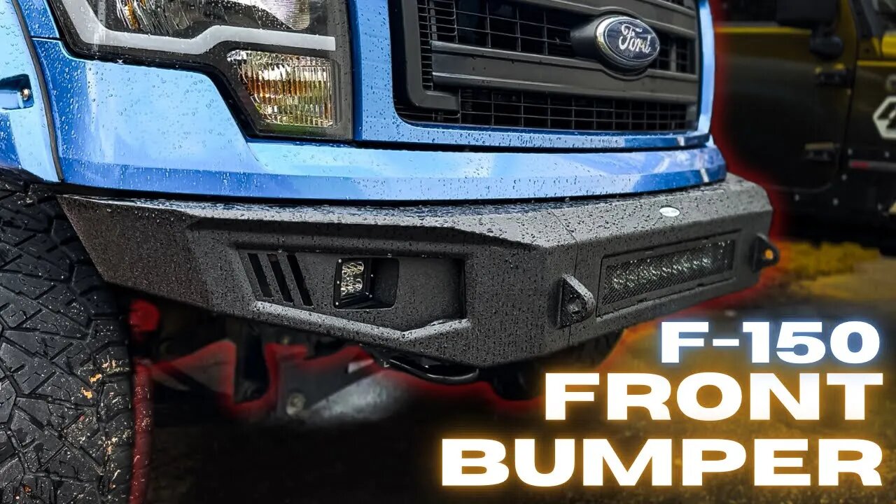 BEST Ford F-150 Front Bumper on the market! Install and review of the Hooke Road Steel Bumper.