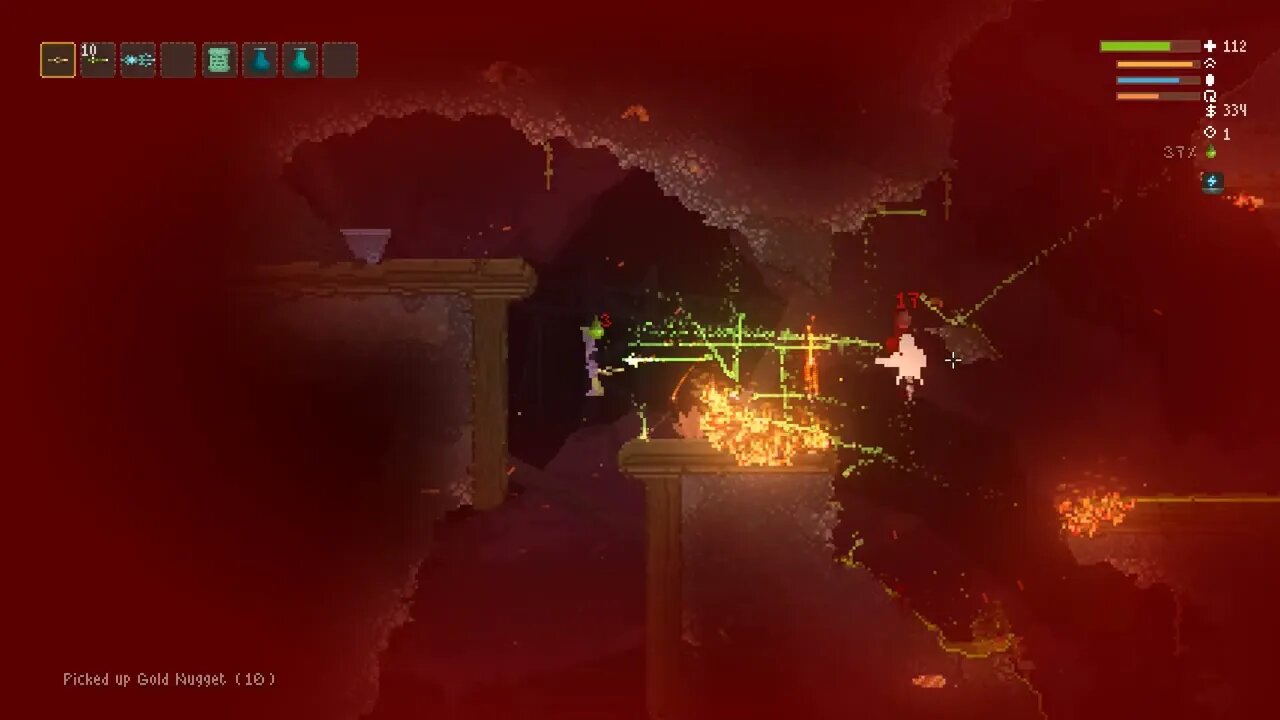 Noita [jam] daily run for 2023.NOV.22. Fire is the devil's only friend.