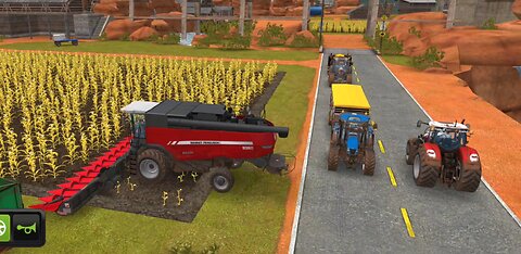 Farming Simulator 18 - Massey Ferguson 9380 combine
