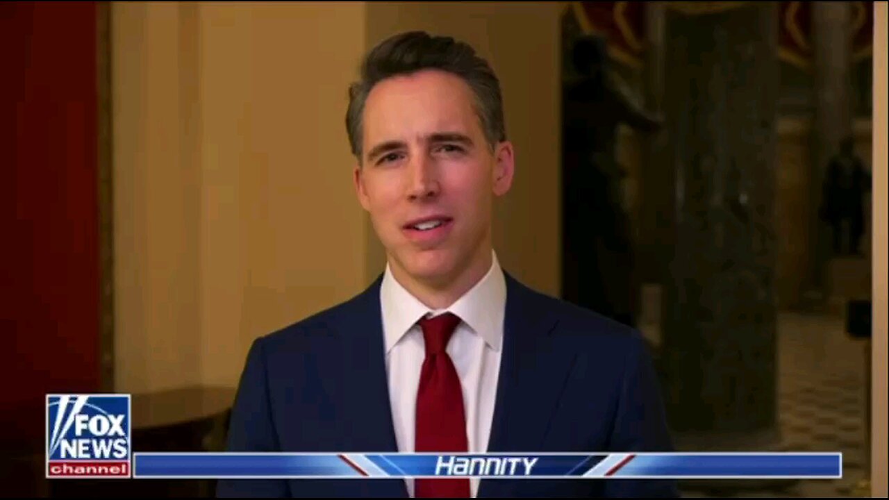 Senator Josh Hawley- either convict Joe Biden, or kick him out with the 25th amendment he is unfit