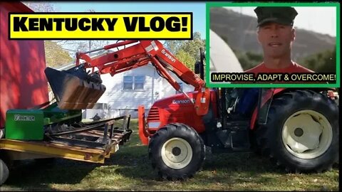 Kentucky land VLOG; Barn update, Food plots, crp cover, deer stands