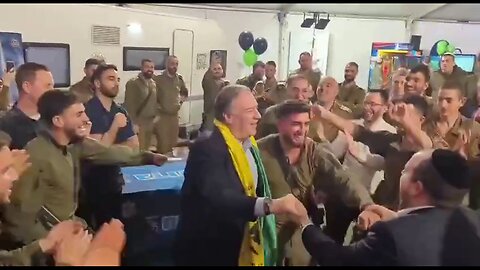 Whilst thousands of children are killed in Gaza, Mike Pompeo dances with Israeli soldiers